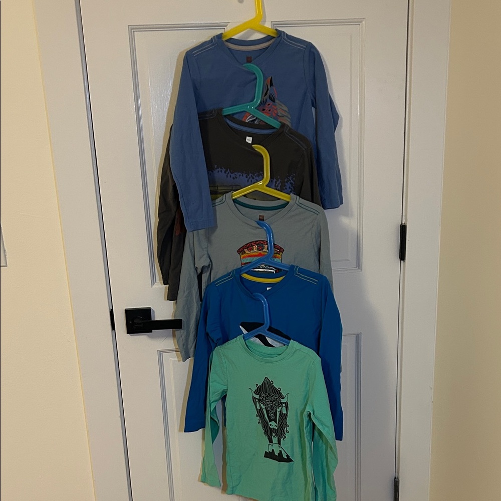 Tea Collection Long Sleeve Tees Lots 5pcs